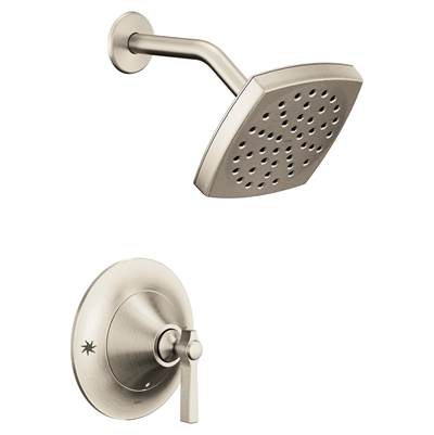 Moen TS2912EPBN- Flara Posi-Temp Pressure Balancing Eco-Performance Shower Trim Kit, Valve Required, Brushed Nickel