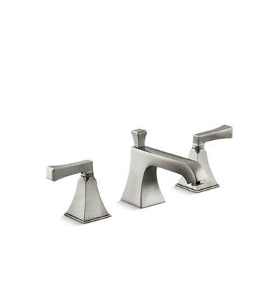 Kohler 454-4V-BN- Memoirs® Stately Widespread bathroom sink faucet with Deco lever handles | FaucetExpress.ca