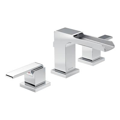 Delta 3568LF-MPU- Delta Ara 2H Ws Lav Faucet - Channel Spout | FaucetExpress.ca