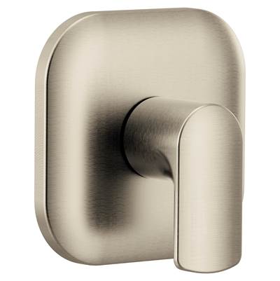 Moen UT2081BN- Rizon 1-Handle M-CORE Transfer Valve Trim Kit in Brushed Nickel (Valve Not Included)