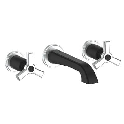Vogt TM.Z3.1500.SB- Zehn Trim for Wall Mount Lavatory Faucet without Pop-Up Stainless Steel Matte Black