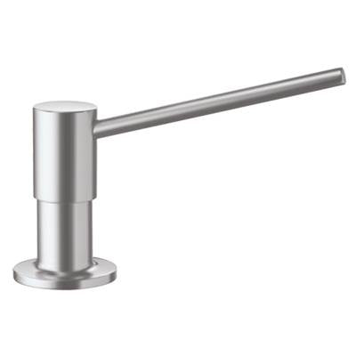 Blanco 400537- TORRE Soap Dispenser, Classic Steel | FaucetExpress.ca