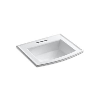 Kohler 2356-4-0- Archer® Drop-in bathroom sink with 4'' centerset faucet holes | FaucetExpress.ca