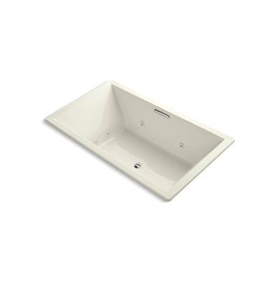 Kohler 1174-JH-96- Underscore® Rectangle 72'' x 42'' heated whirlpool bath with center drain | FaucetExpress.ca