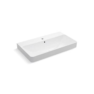 Kohler 2749-1-0- Vox® Rectangle Vessel bathroom sink with single faucet hole | FaucetExpress.ca