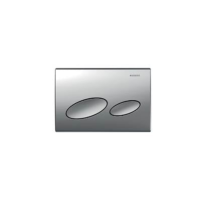 Geberit 115.228.46.1- Geberit actuator plate Kappa20 for dual flush: matt chrome-plated | FaucetExpress.ca