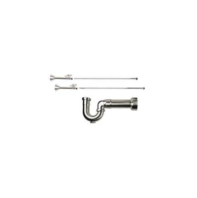 Mountain Plumbing MT631MASS-NL- Straight Sweat Lavatory Kit-Mini Cross Handle