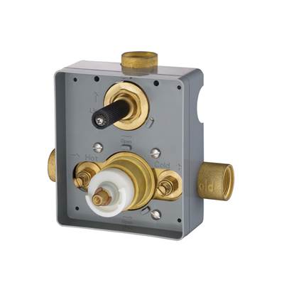 Isenberg TVL.2700- 3/4" Thermostatic Valve With 2-Way Diverter & Integrated Volume Control | FaucetExpress.ca