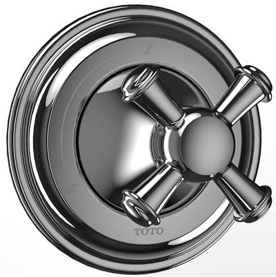 Toto TS220DW#PN- Trim Vivian Cross Diverter 2-Way Without Off | FaucetExpress.ca