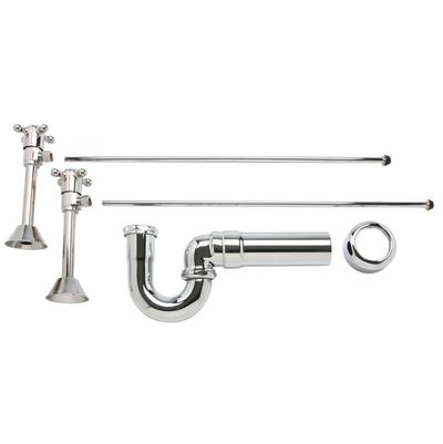 Mountain Plumbing MT8122X-NL- Cross Handle Lavatory Sweat Supply Kit Consists