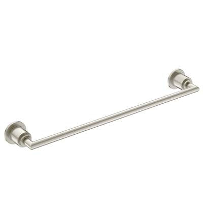 Moen YB0818BN- Arris Brushed Nickel 18'' Towel Bar - FaucetExpress.ca