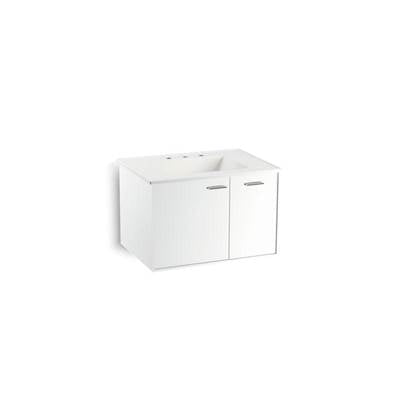 Kohler 99541-R-1WA- Jute® 30'' wall-hung bathroom vanity cabinet with 1 door and 1 drawer on right | FaucetExpress.ca