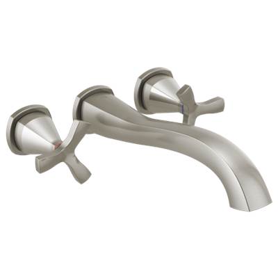 Delta T57766-SSWL- Wall Mounted Tub Filler Rim 2O | FaucetExpress.ca