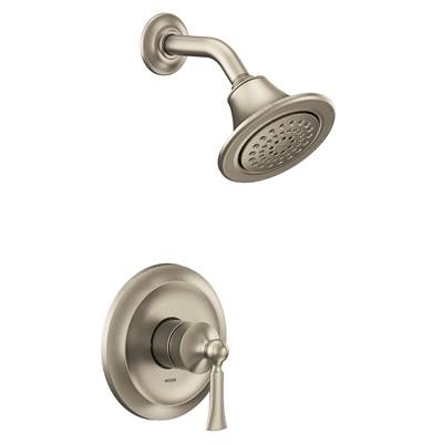 Moen UT24502EPBN- Wynford M-Core 2-Series Eco Performance 1-Handle Shower Trim Kit In Brushed Nickel (Valve Sold Separately)