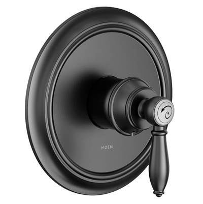 Moen UTS23210BL- Weymouth M-Core 2-Series 1-Handle Shower Trim Kit In Matte Black (Valve Sold Separately)
