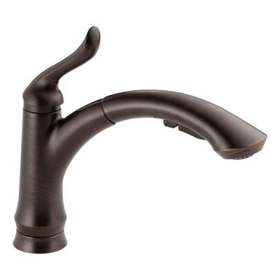 Delta 4353-RB-DST- Single Handle Pullout Kitchen Faucet | FaucetExpress.ca