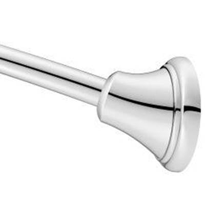 Moen DN2171CH- Curved Shower Rods Chrome Tension Curved Shower Rods - FaucetExpress.ca