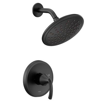 Moen UT2842EPBL- Glyde M-Core 2-Series Eco Performance 1-Handle Shower Trim Kit In Matte Black (Valve Sold Separately)