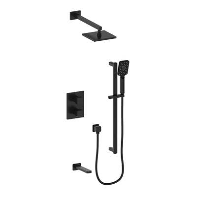 Vogt TM.NU.320.310.CC- Niveau Trim for 3-Way Thermostatic Shower Set Chrome