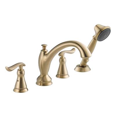 Delta T4794-CZ- Linden Roman Tub Faucet With Handshower Trim | FaucetExpress.ca