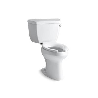Kohler 3519-TR-0- Highline® Classic Comfort Height® Two-piece elongated chair height toilet with tank cover locks | FaucetExpress.ca