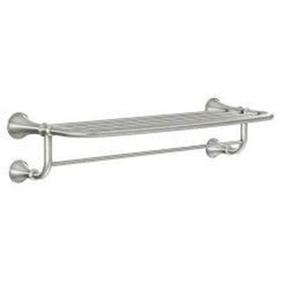 Moen BH5294BN- Brushed Nickel 24'' Towel Shelf