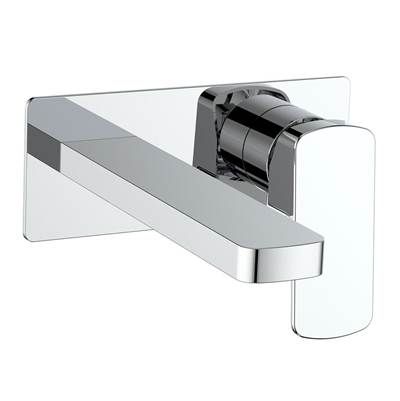 Vogt BF.NU.1410.CC- Niveau Wall Mount Lavatory Faucet With Plate Cc - FaucetExpress.ca