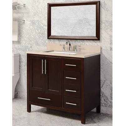 Icera V-6236.208- Malibu Vanity Cabinet 36-in Espresso | FaucetExpress.ca