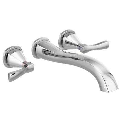 Delta T5776-WL- Wall Mounted Tub Filler Rim 2L | FaucetExpress.ca