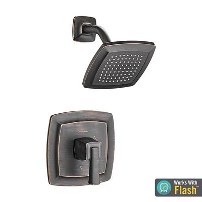 American Standard TU353501.278- Townsend 2.5 Gpm/9.5L/Min Shower Trim Kit With Rain Showerhead, Double Ceramic Pressure Balance Cartridge With Lever Handle