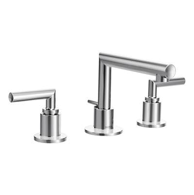 Moen TS43002- Arris 8 in. Widespread 2-Handle Bathroom Faucet Trim Kit in Chrome (Valve Not Included)