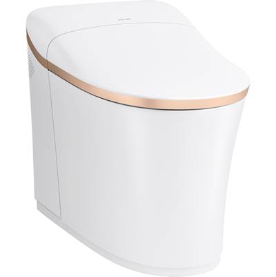 Kohler 77795-0SG- Eir Comfort Height One-piece Elongated Dual-flush Intelligent Chair-height Toilet | FaucetExpress.ca