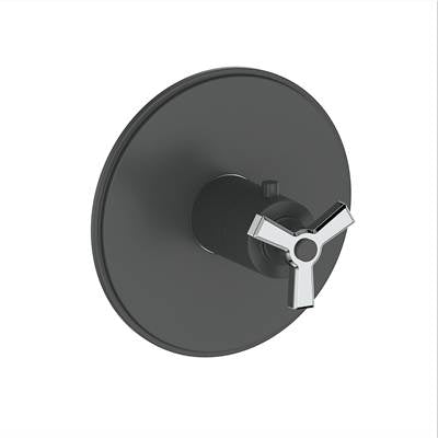 Vogt TM.Z3.140.CB- Zehn Trim for 3/4' Thermostatic Valve Chrome Matte Black
