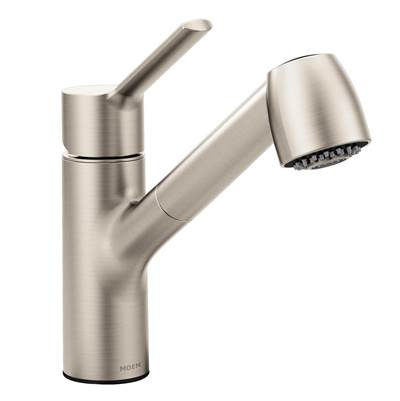 Moen 7585SRS- Method Single-Handle Pull-Out Sprayer Kitchen Faucet with Power Clean in Spot Resist Stainless
