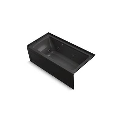 Kohler 1947-RAW-7- Archer® 60'' x 30'' alcove whirlpool with Bask(R) heated surface, integral apron, integral flange and right-hand drain | FaucetExpress.ca