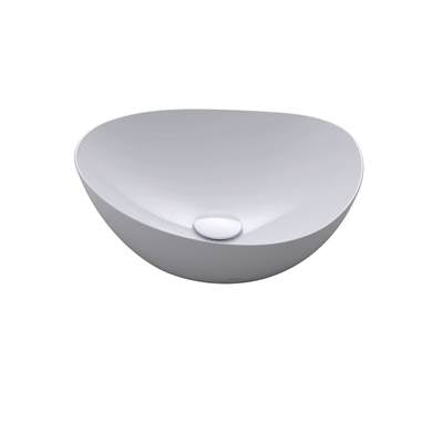 Toto LT477MT#CMW- Toto Kiwami Asymmetrical Vessel Bathroom Sink With Cefitontect Clean Matte