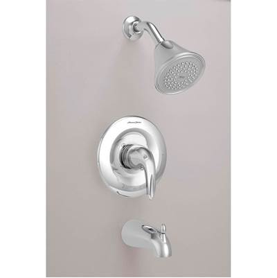 American Standard TU385502.002- Reliant 3 2.5 Gpm/9.5 L/Min Tub And Shower Trim Kit With Showerhead, Double Ceramic Pressure Balance Cartridge With Lever Handle