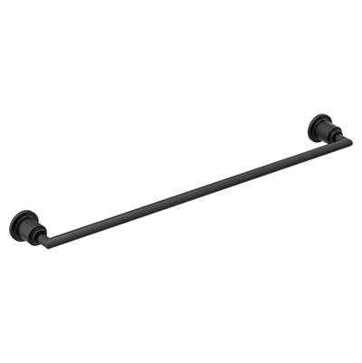 Moen YB0824BL- Arris Matte Black 24'' Towel Bar