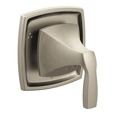 Moen T4612BN- Voss 1-Handle Three-Function Transfer Valve Trim Kit in Brushed Nickel (Valve Not Included)