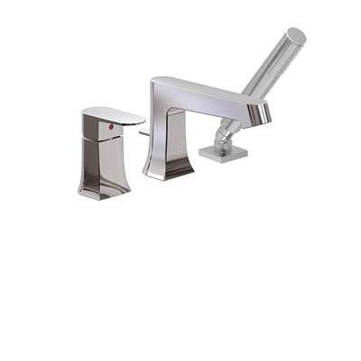 ALT ALT73077201- Misto 3-Piece Deckmount Tub Filler W/ Handshower - FaucetExpress.ca