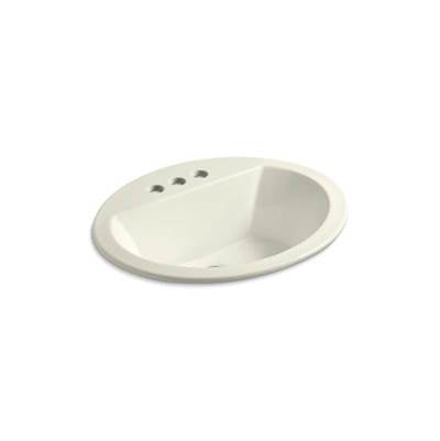 Kohler 2699-4-96- Bryant® Oval Drop-in bathroom sink with 4'' centerset faucet holes | FaucetExpress.ca