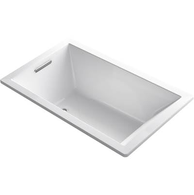 Kohler 1849-GH-0- Underscore Rectangle 60-in X 36-in Heated Bubblemassage Air Bath With Reversible Drain | FaucetExpress.ca
