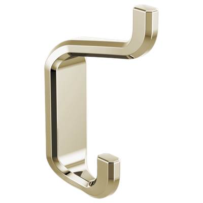 Brizo 693598-PN- Double Robe Hook | FaucetExpress.ca