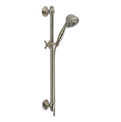 Delta 51708-SS- Euro Style 5 Spray Hs, 29'' Vic Adj Wall Bar, 60'' Ext Hose | FaucetExpress.ca