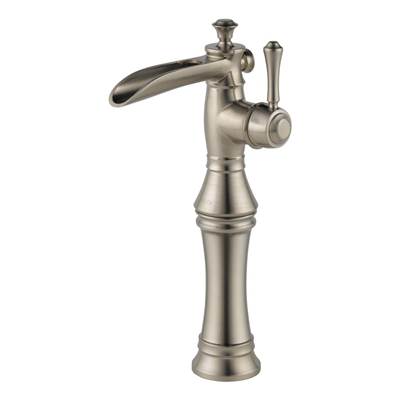 Delta 798LF-SS- Single Hole - Single Handle Channel Spout W/ Riser | FaucetExpress.ca