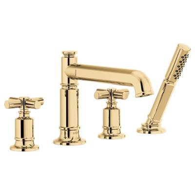 Brizo T67476-PGLHP- Roman Tub With Handshower | FaucetExpress.ca