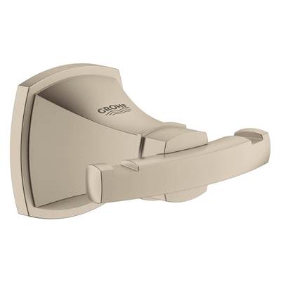 Grohe 40631EN0- Grandera Robe Hook, Brushed Nickel | FaucetExpress.ca