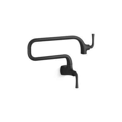 Kohler 22066-BL- Graze Wall-mount pot filler faucet | FaucetExpress.ca