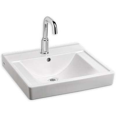 American Standard 9024904EC.020- Decorum Wall-Hung Everclean Sink Less Overflow With 4-Inch Centerset