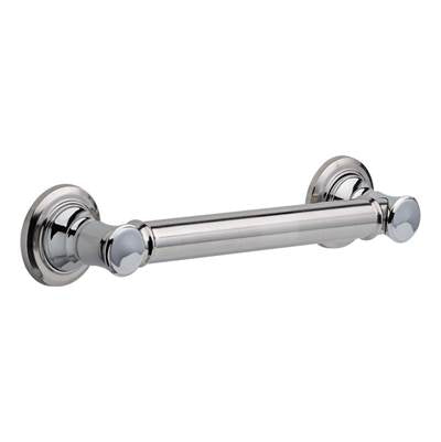 Delta 41612- Traditional 12'' Decorative Grab Bar - Ch | FaucetExpress.ca